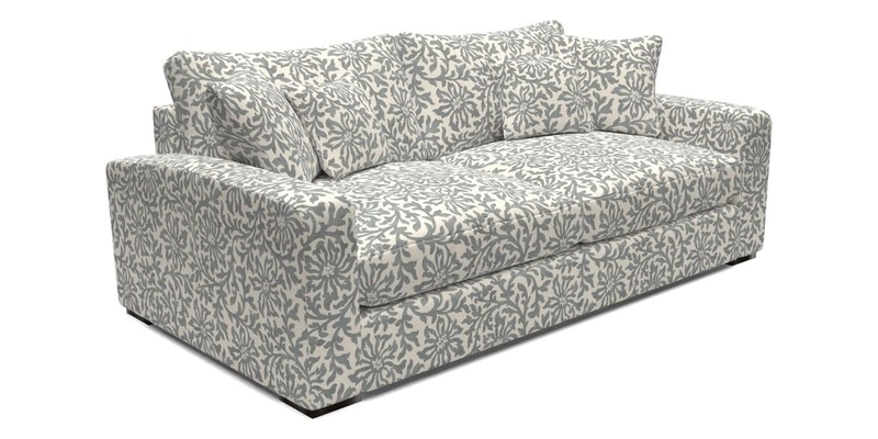 Stockbridge 3 Seater Sofa in Warwick Graf Slate