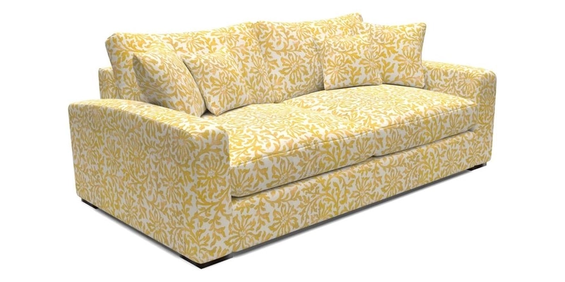 Stockbridge 3 Seater Sofa in Warwick Graf Slate