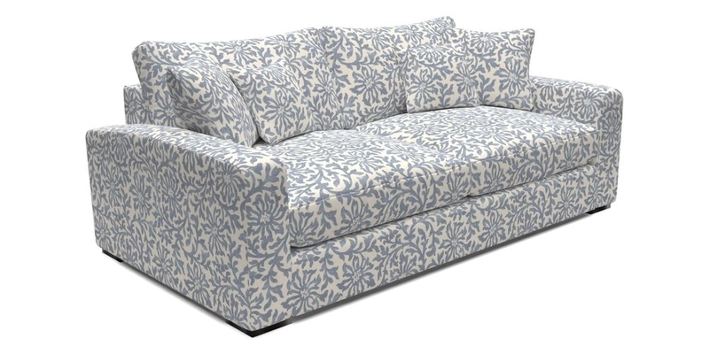 Stockbridge 3 Seater Sofa in Warwick Graf Slate