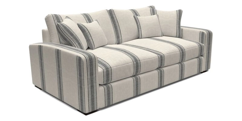 Stockbridge 3 Seater Sofa in Warwick Graf Slate