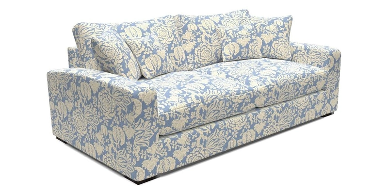 Stockbridge 3 Seater Sofa in Warwick Graf Slate