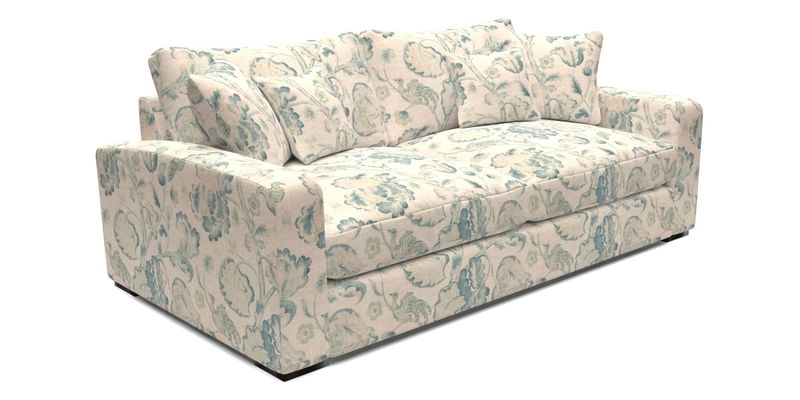 Stockbridge 3 Seater Sofa in Warwick Graf Slate