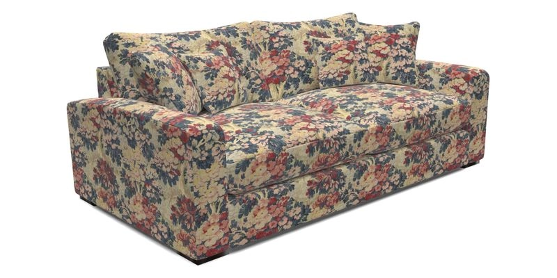 Stockbridge 3 Seater Sofa in Warwick Graf Slate