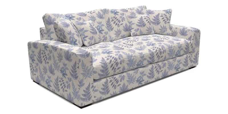 Stockbridge 3 Seater Sofa in Warwick Graf Slate