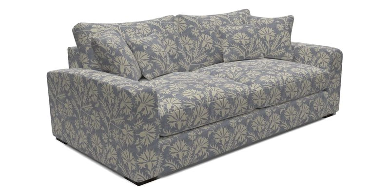 Stockbridge 3 Seater Sofa in Warwick Graf Slate
