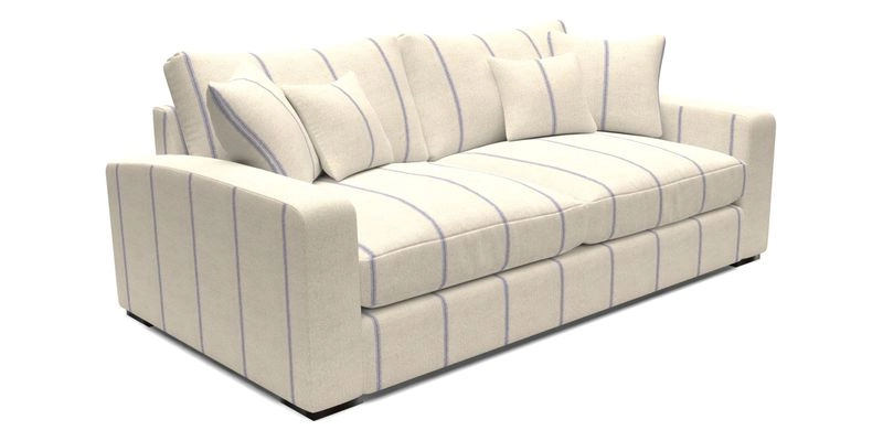 Stockbridge 3 Seater Sofa in Warwick Graf Slate