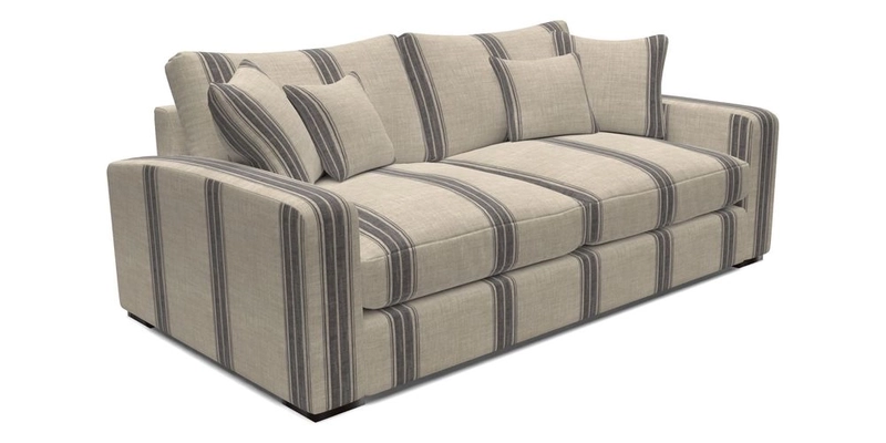Stockbridge 3 Seater Sofa in Warwick Graf Slate