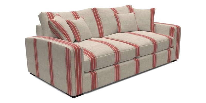 Stockbridge 3 Seater Sofa in Warwick Graf Slate