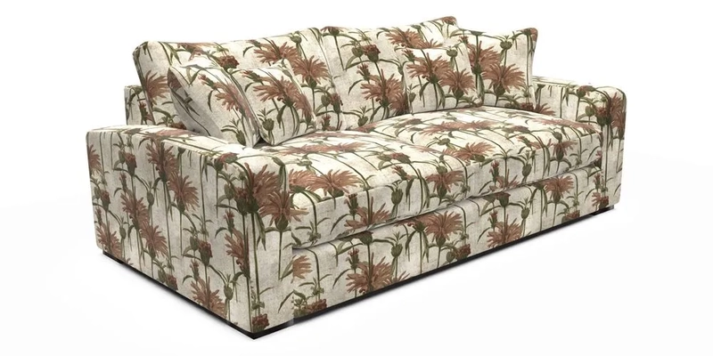 Stockbridge 3 Seater Sofa in Warwick Graf Slate