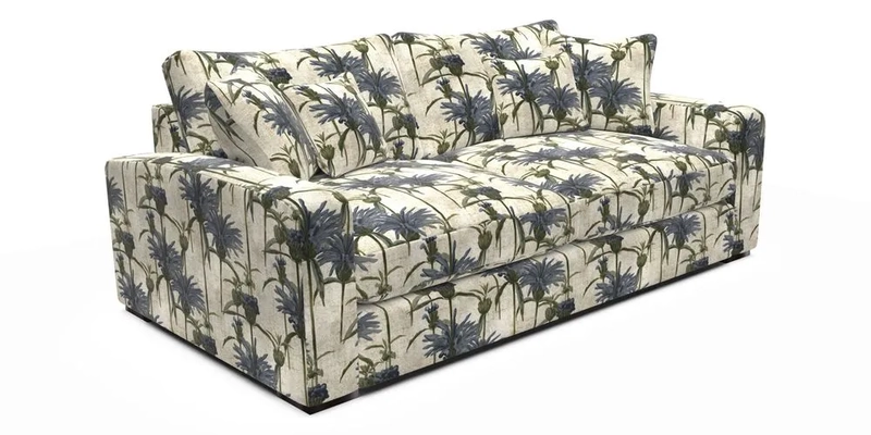 Stockbridge 3 Seater Sofa in Warwick Graf Slate