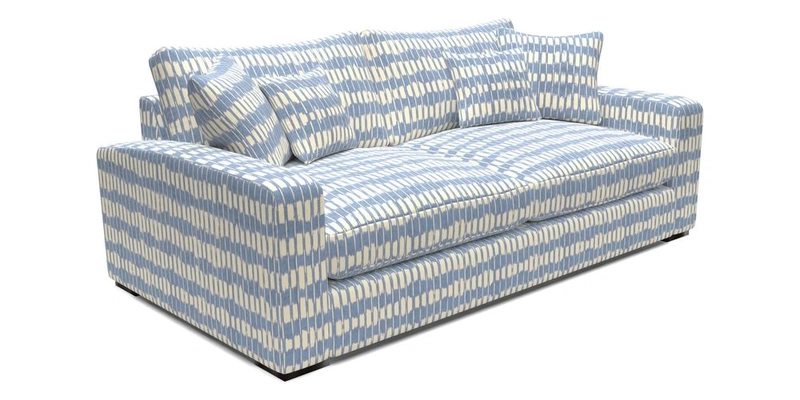 Stockbridge 3 Seater Sofa in Warwick Graf Slate