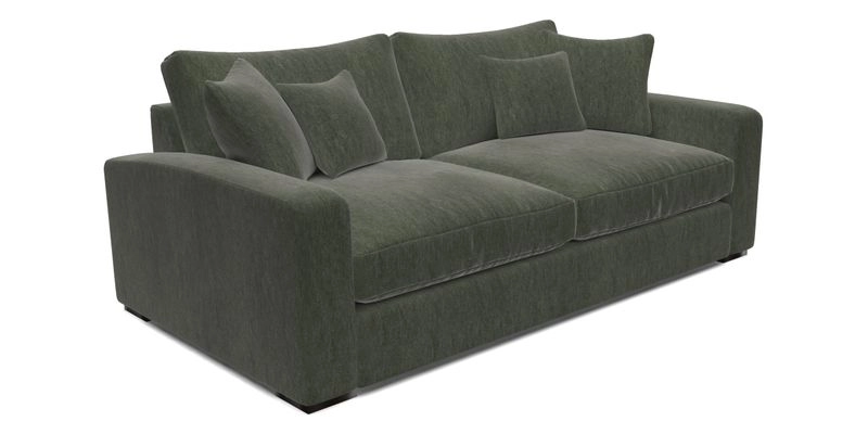 Stockbridge 3 Seater Sofa in Warwick Graf Slate