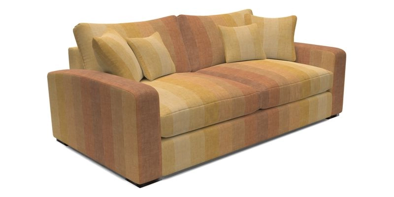 Stockbridge 3 Seater Sofa in Warwick Graf Slate