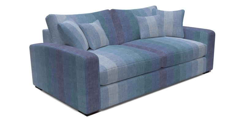 Stockbridge 3 Seater Sofa in Warwick Graf Slate