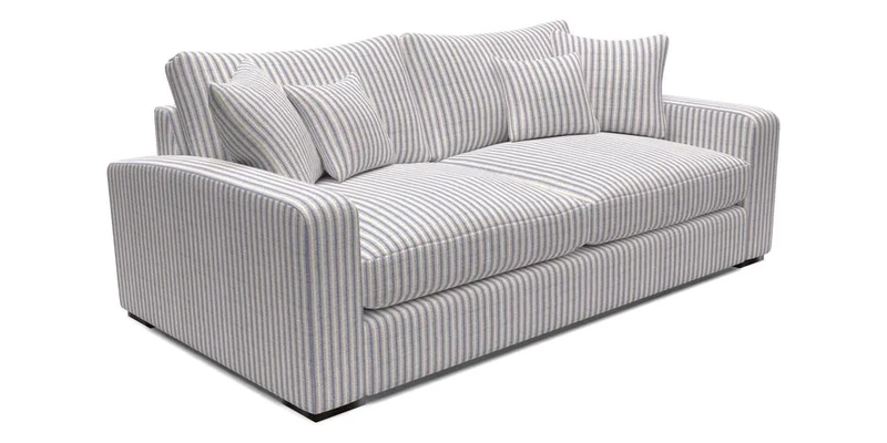 Stockbridge 3 Seater Sofa in Warwick Graf Slate