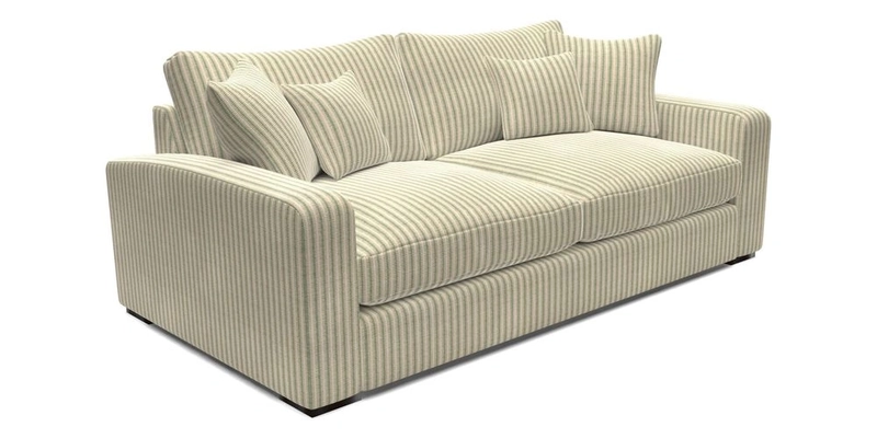 Stockbridge 3 Seater Sofa in Warwick Graf Slate