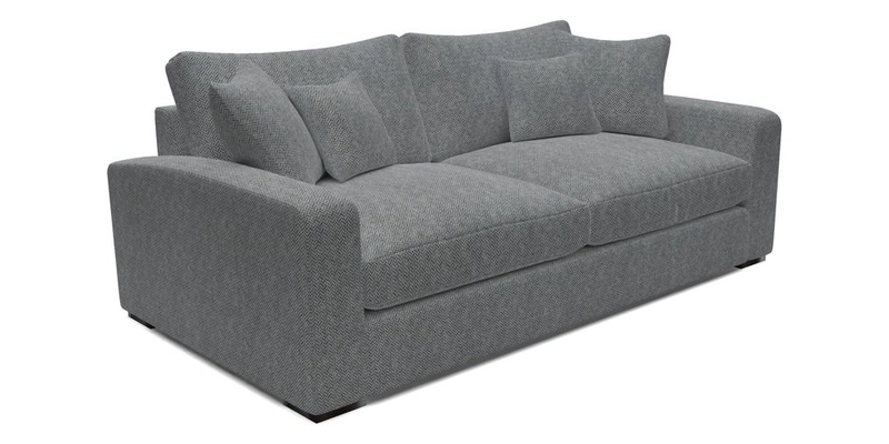 Stockbridge 3 Seater Sofa in Warwick Graf Slate