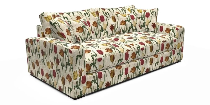 Stockbridge 3 Seater Sofa in Warwick Graf Slate