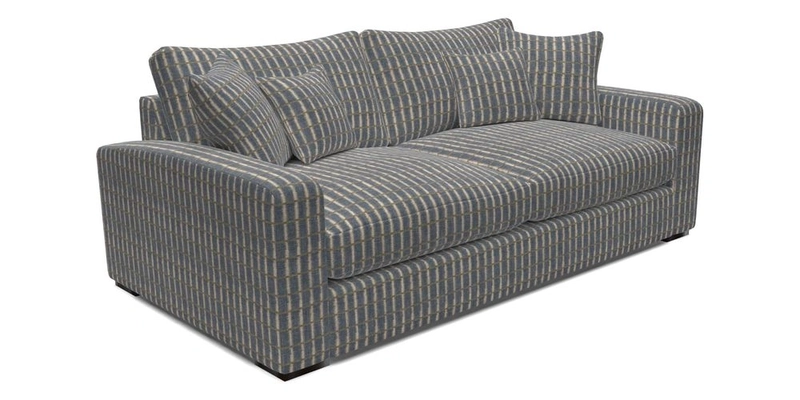 Stockbridge 3 Seater Sofa in Warwick Graf Slate