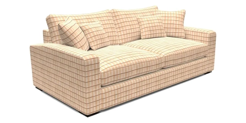 Stockbridge 3 Seater Sofa in Warwick Graf Slate