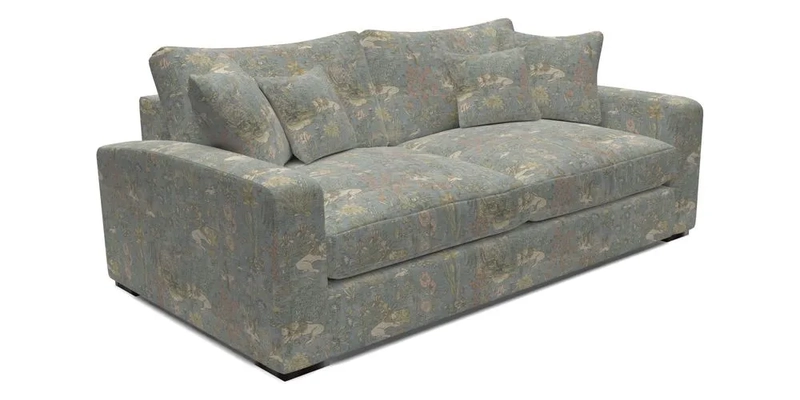 Stockbridge 3 Seater Sofa in Warwick Graf Slate