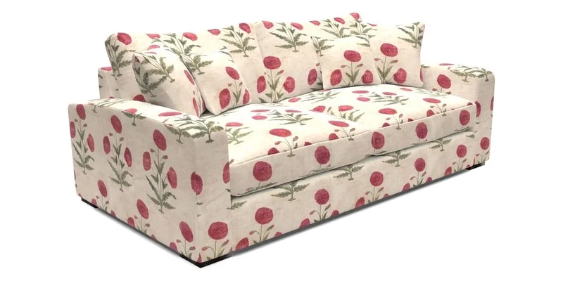 Stockbridge 3 Seater Sofa in Warwick Graf Slate