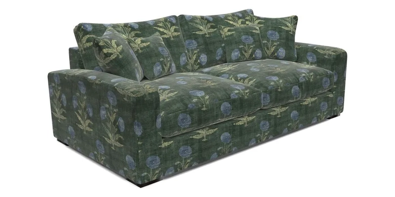 Stockbridge 3 Seater Sofa in Warwick Graf Slate