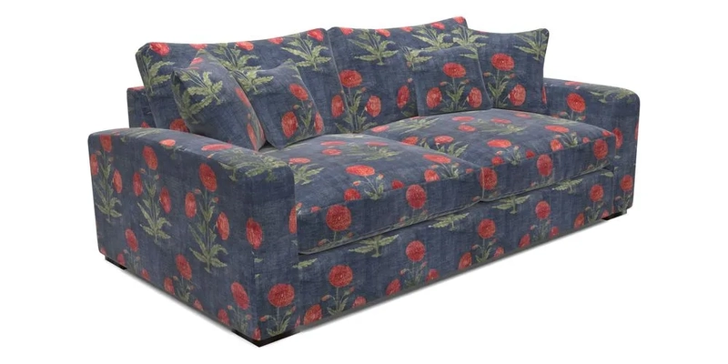 Stockbridge 3 Seater Sofa in Warwick Graf Slate