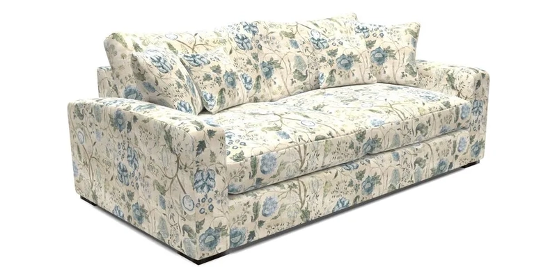 Stockbridge 3 Seater Sofa in Warwick Graf Slate