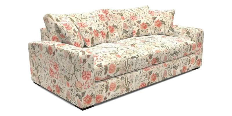 Stockbridge 3 Seater Sofa in Warwick Graf Slate