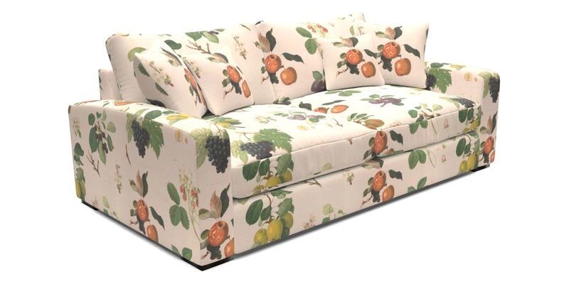 Stockbridge 3 Seater Sofa in Warwick Graf Slate