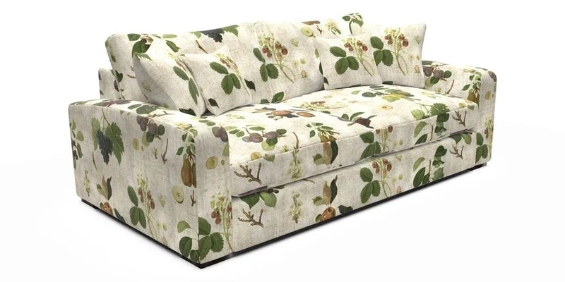 Stockbridge 3 Seater Sofa in Warwick Graf Slate