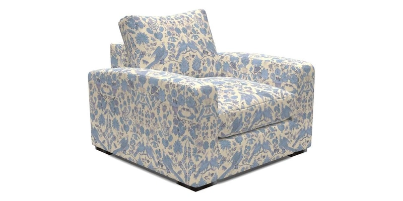 Stockbridge Chair in Two Tone Plain Biscuit