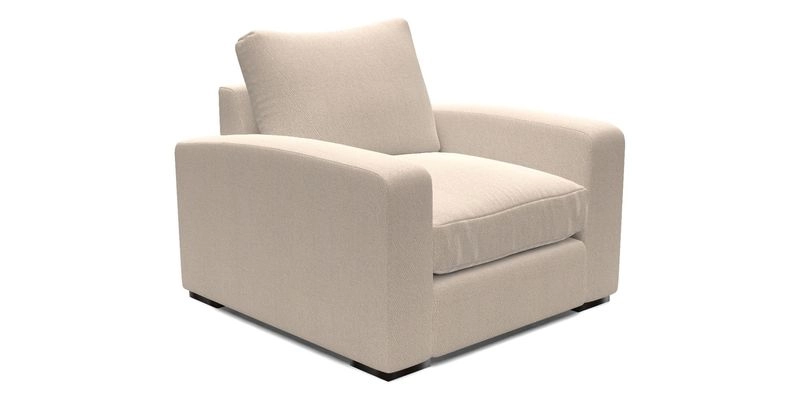 Stockbridge Chair in Two Tone Plain Biscuit