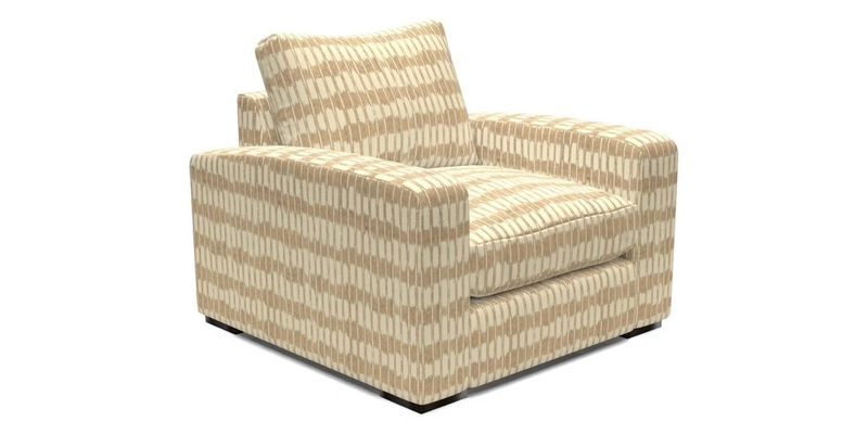 Stockbridge Chair in Two Tone Plain Biscuit