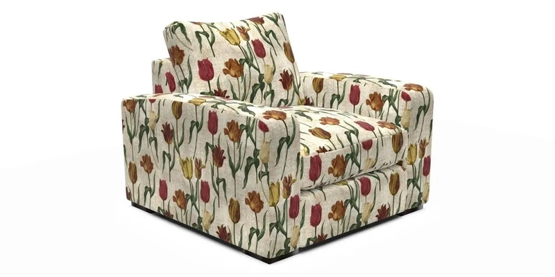 Stockbridge Chair in Two Tone Plain Biscuit