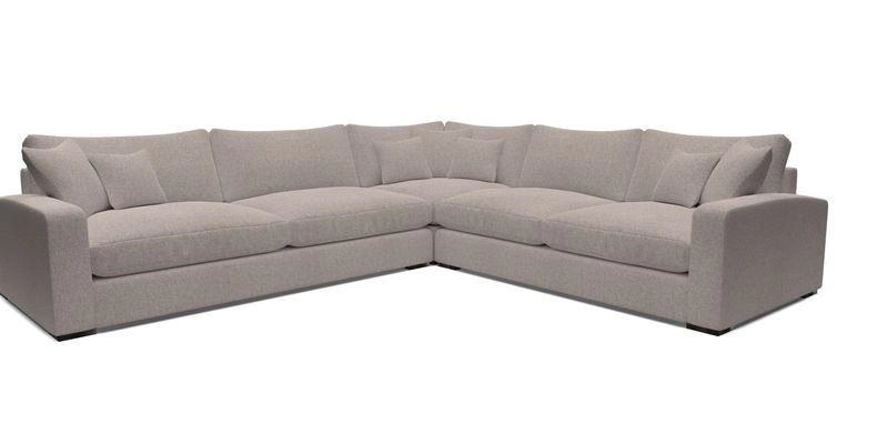 Stockbridge Corner Sofa LHF in V&A Threads of India Opulent Velvets Ikat Mirage Burnt Umber  Stockbridge Corner Sofa LHF in V&A Threads of India Opulent Velvets Ikat Mirage Burnt Umber