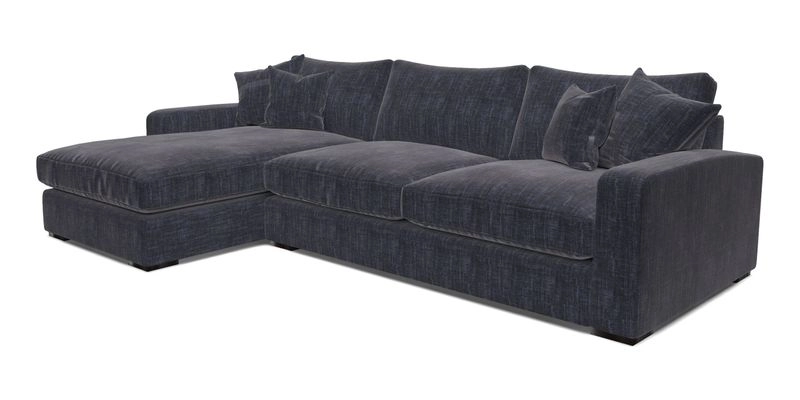 Stockbridge Chaise LHF in Two Tone Plain Biscuit