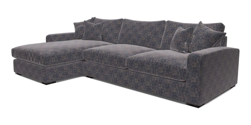 Stockbridge Chaise LHF in Two Tone Plain Biscuit
