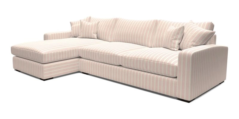 Stockbridge Chaise LHF in Two Tone Plain Biscuit