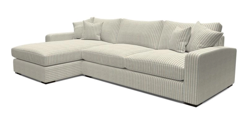 Stockbridge Chaise LHF in Two Tone Plain Biscuit