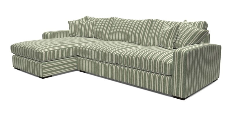 Stockbridge Chaise LHF in Two Tone Plain Biscuit
