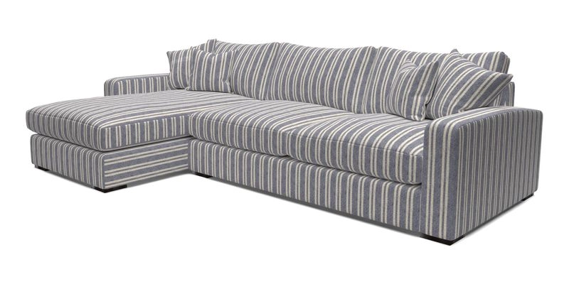 Stockbridge Chaise LHF in Two Tone Plain Biscuit