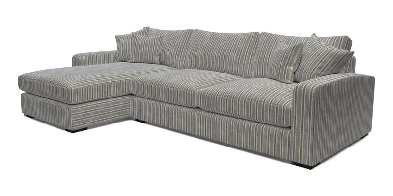 Stockbridge Chaise LHF in Two Tone Plain Biscuit