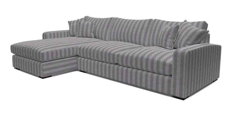 Stockbridge Chaise LHF in Two Tone Plain Biscuit