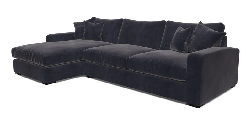 Stockbridge Chaise LHF in Two Tone Plain Biscuit