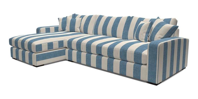 Stockbridge Chaise LHF in Two Tone Plain Biscuit