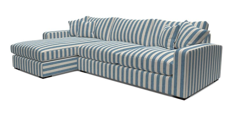 Stockbridge Chaise LHF in Two Tone Plain Biscuit
