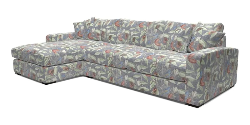 Stockbridge Chaise LHF in Two Tone Plain Biscuit