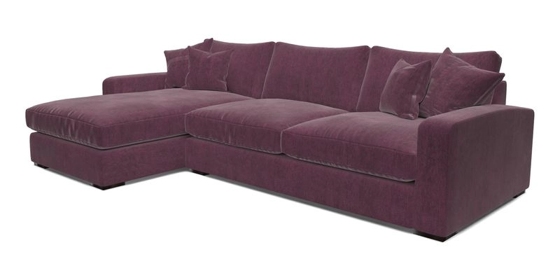Stockbridge Chaise LHF in Two Tone Plain Biscuit